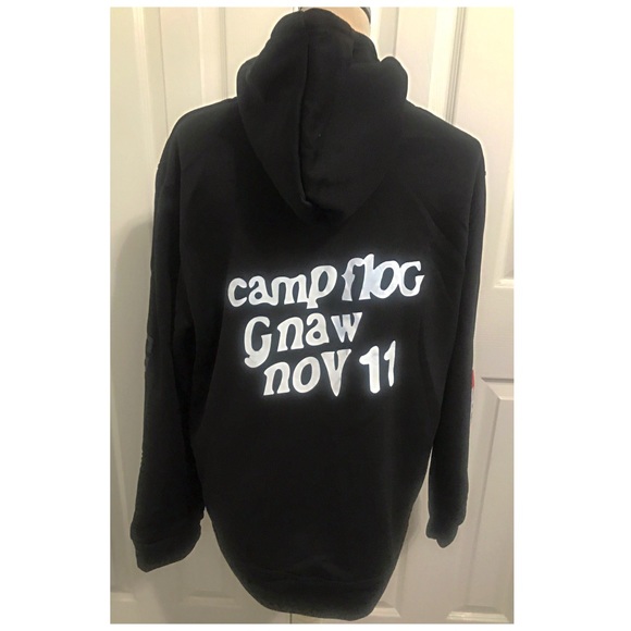 NWOT, I SEE GHOSTS, Black Hoodie Sweatshirt With Kangaroo Pockets - Picture 2 of 6